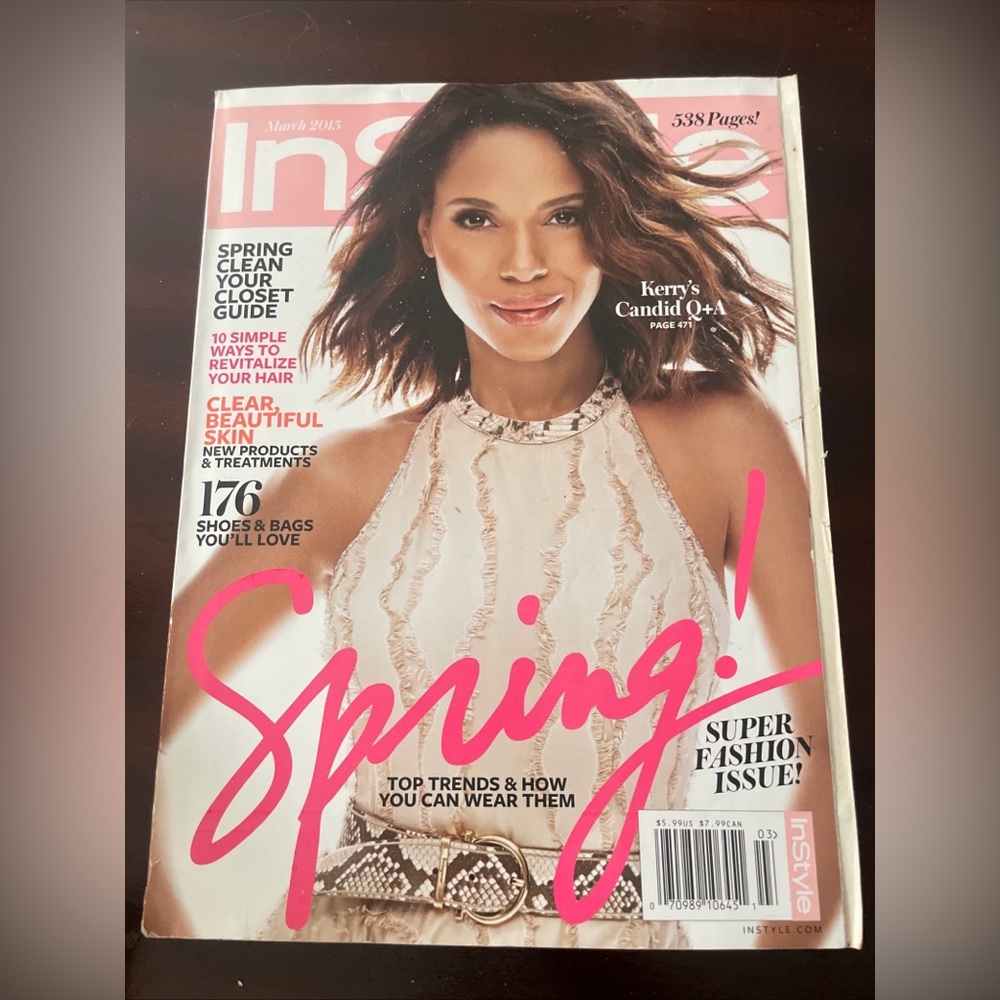 InStyle Magazine March 2015  Kerry Washington